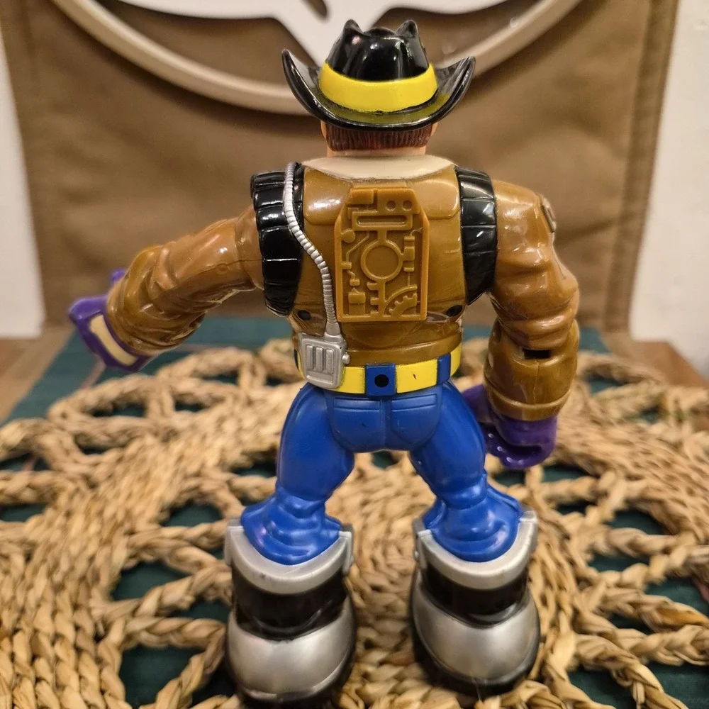 ✅Fisher Price Rescue Heroes Brandon Irons Cowboy 6 Action Figure#️⃣33